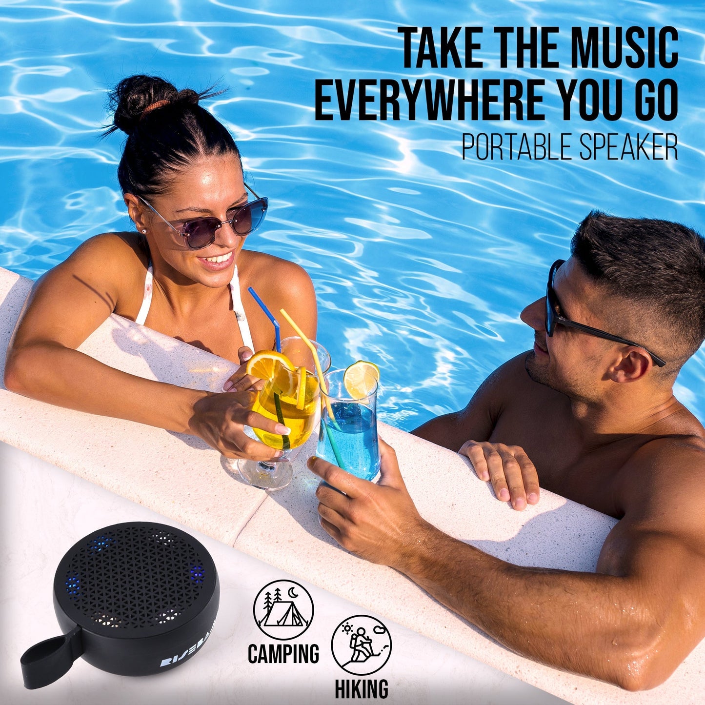 Water Resistant Bluetooth Shower Speaker - Rise and Shine Custom Creations