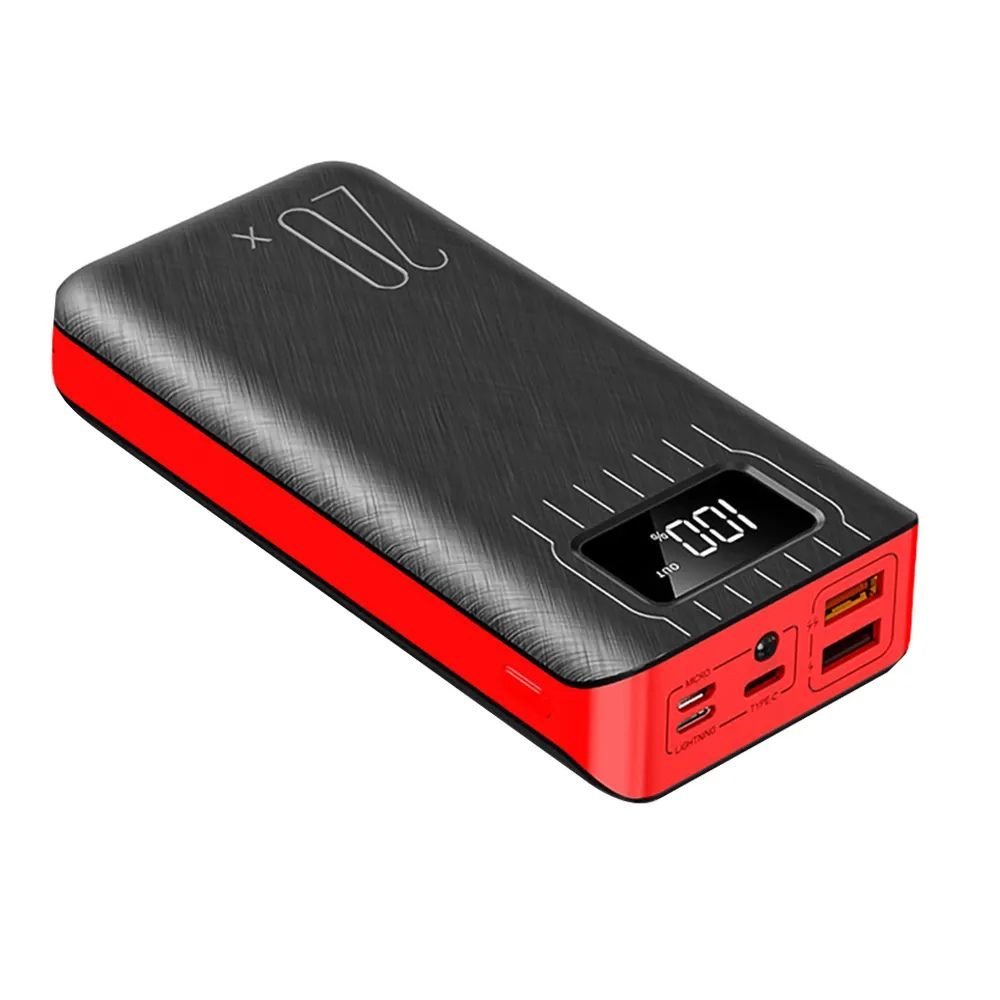 20000mAh External Battery Power Bank Dual USB With LED Flashlight - Rise and Shine Custom Creations